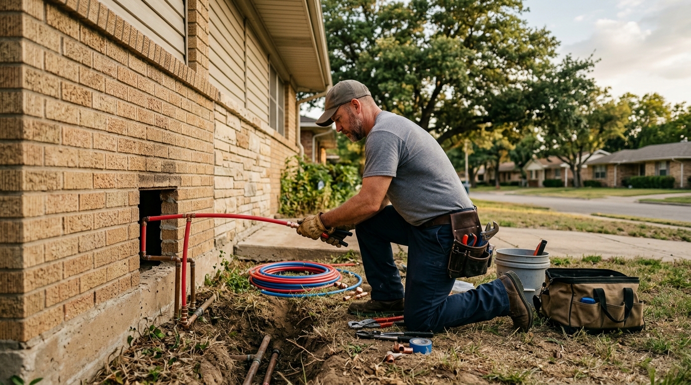 Repipe Plumbing Services in Fort Worth, TX